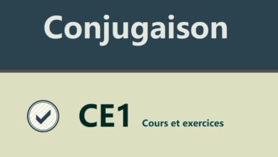 conjugaison CE1