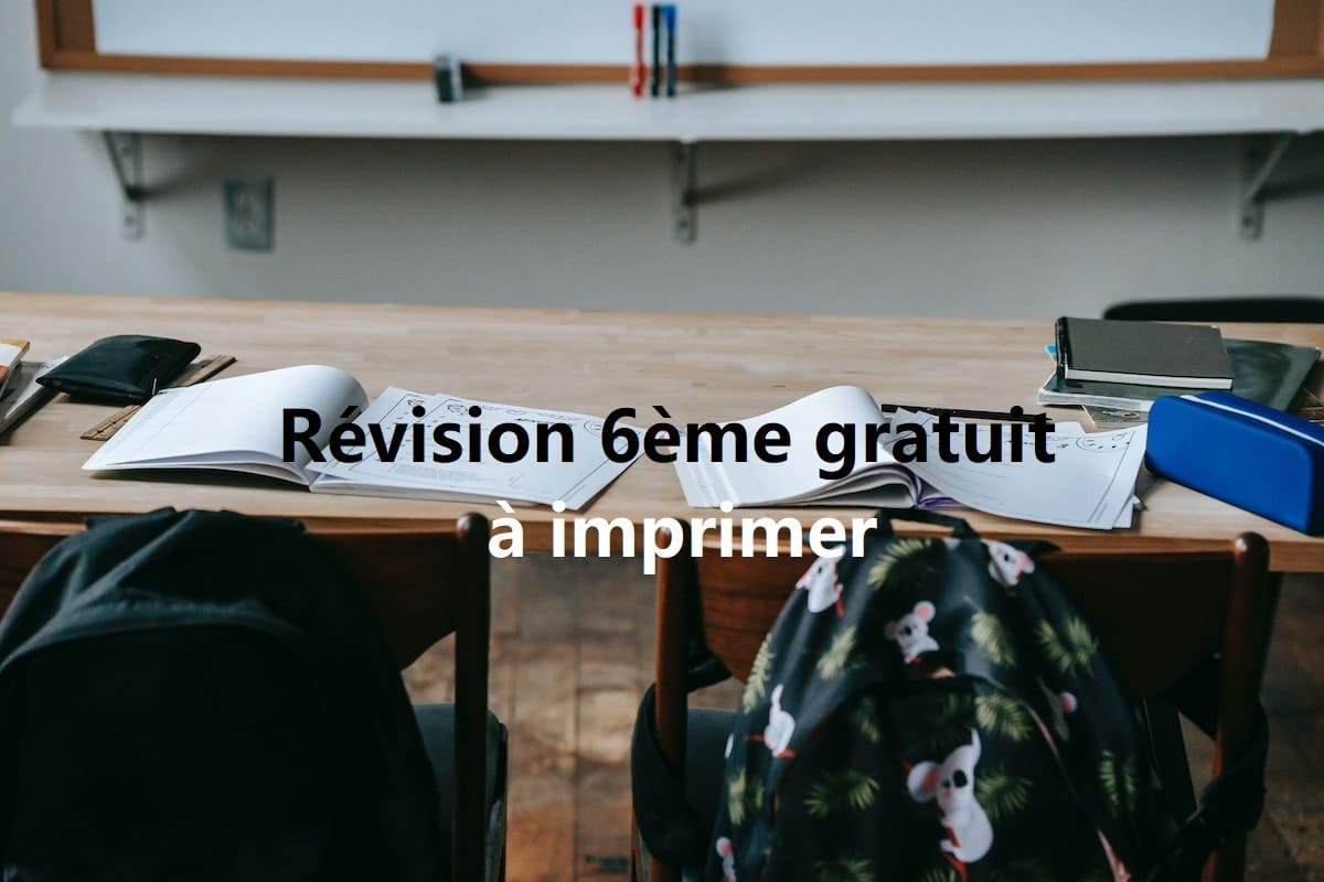 Exercices Français 6ème à Imprimer Avec Correction Fiches de révision 6ème gratuit à imprimer