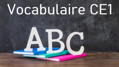 Vocabulaire CE1