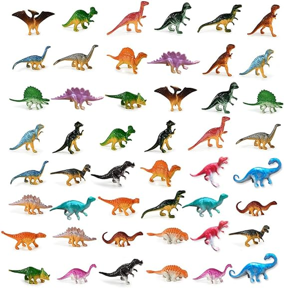 Pièces figurines de dinosaures